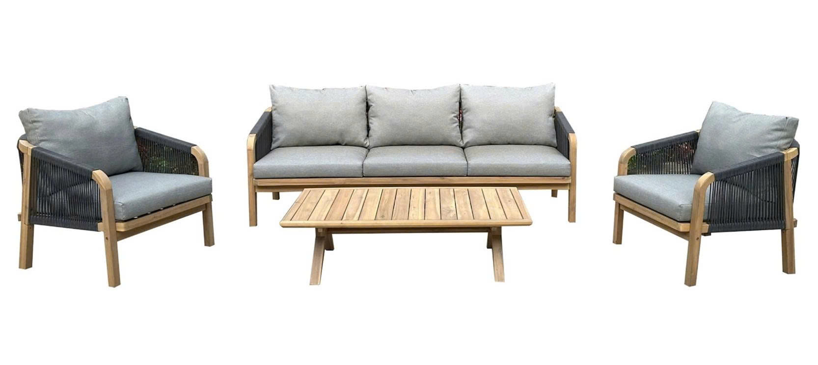 4 PCS PAPUA PATIO SET 